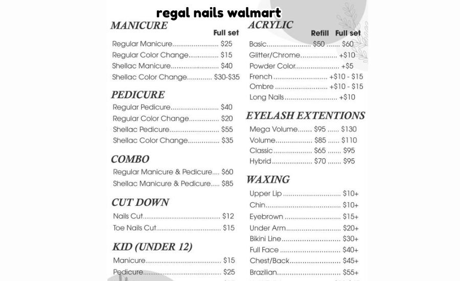 regal nails walmart