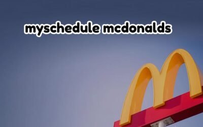 myschedule mcdonalds